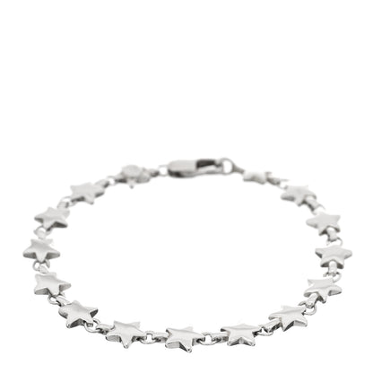 Tiffany Sterling Silver Chain of Stars Bracelet 1 of 3