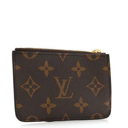 Louis Vuitton Monogram Zipped Romy Card Holder Bubble Tea 3 of 8