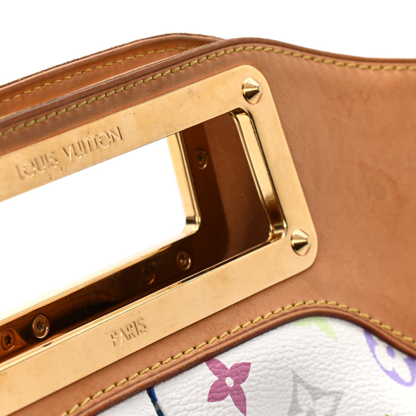 Monogram Multicolor Judy GM White