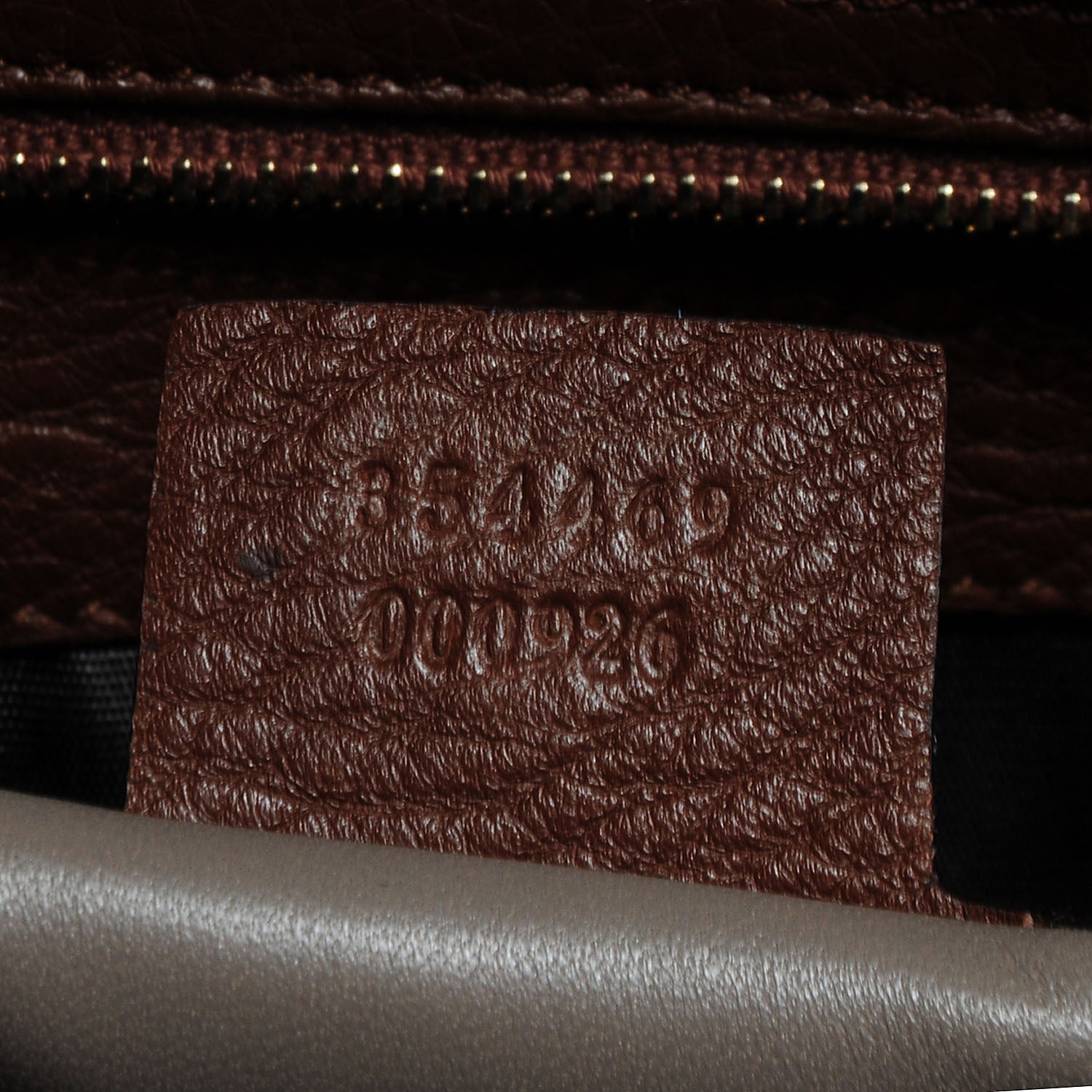 Gucci Leather Lady Tassel Top Handle Bag Nut Brown 8 of 9