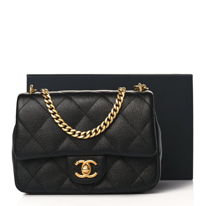 Chanel Caviar Quilted Mini Sweetheart Rectangular Flap Black 9 of 9