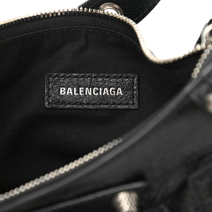 Balenciaga Agneau Arena Le Cagole Shoulder Bag XS Black 6 of 12