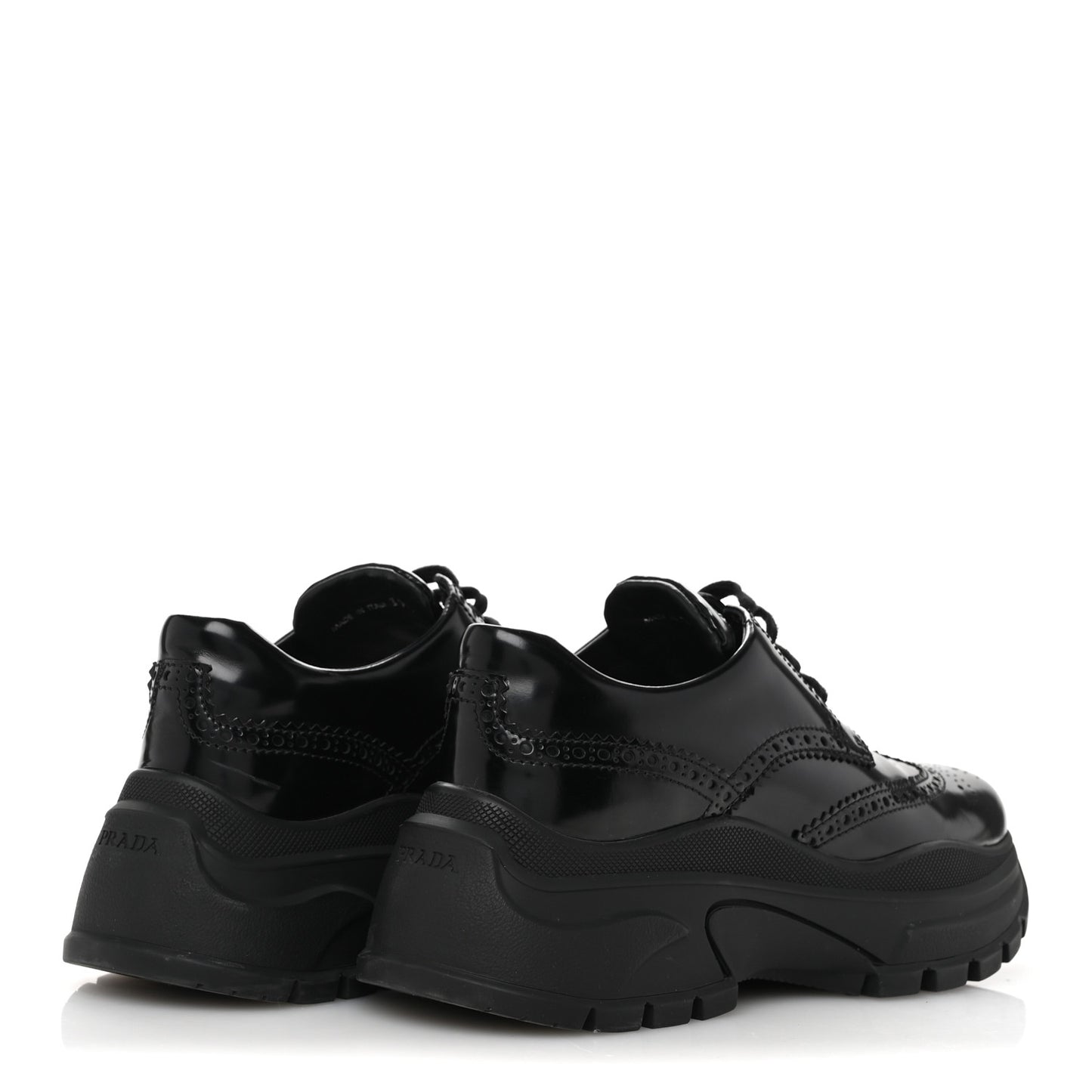 Spazzolato Rois Brogue 55mm Derby Sneakers 39.5 Black