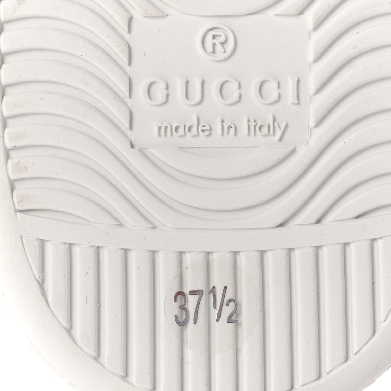 Gucci Calfskin Ayers Web Blind For Love Embroidered Womens Ace Sneakers 37.5 White 8 of 11