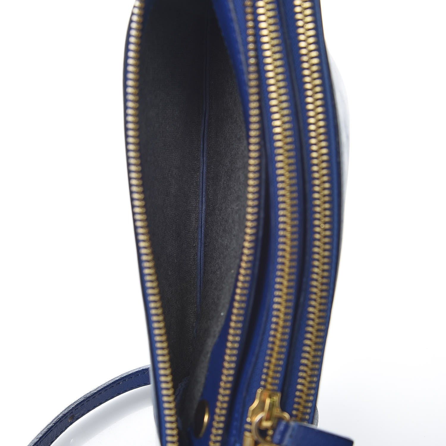 Celine Lambskin Small Trio Crossbody Bag Electric Blue 9 of 12