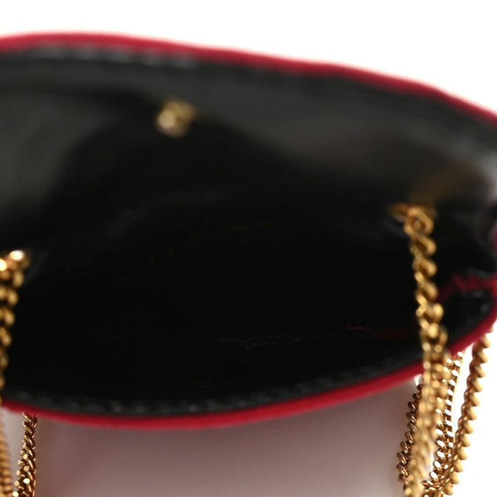 Chanel Jersey Quilted Micro Flap Bag Red 7 of 9