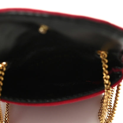 Chanel Jersey Quilted Micro Flap Bag Red 7 of 9