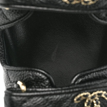 Chanel Grained Calfskin Velcro Dad Sandals 37 Black 9 of 10