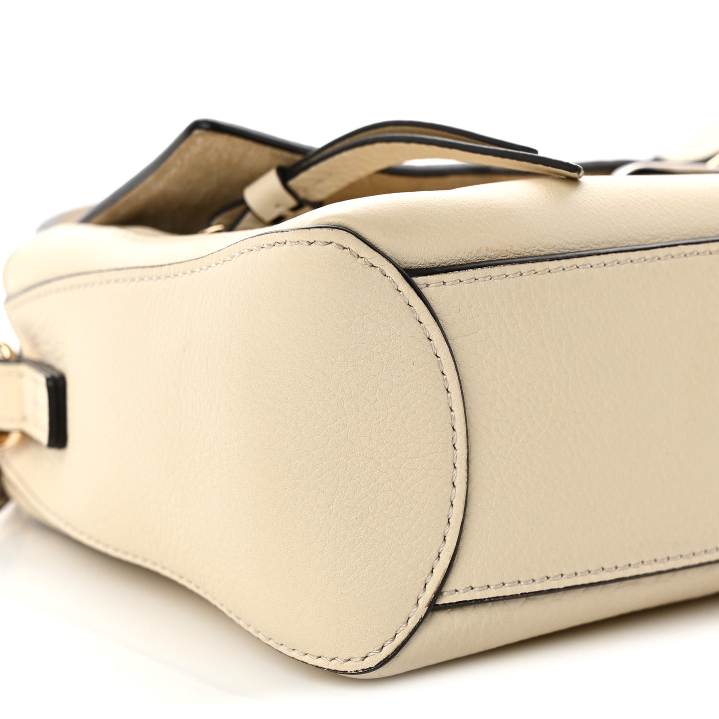 Calfskin Mini Faye Day Shoulder Bag Off White
