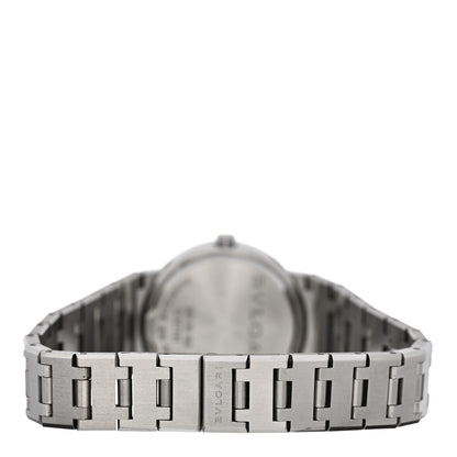 Bulgari Stainless Steel Diamond 26mm Quartz Watch Black 3 of 4