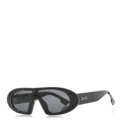 Christian Dior Acetate Oblique Oval Sunglasses Black 1 of 9