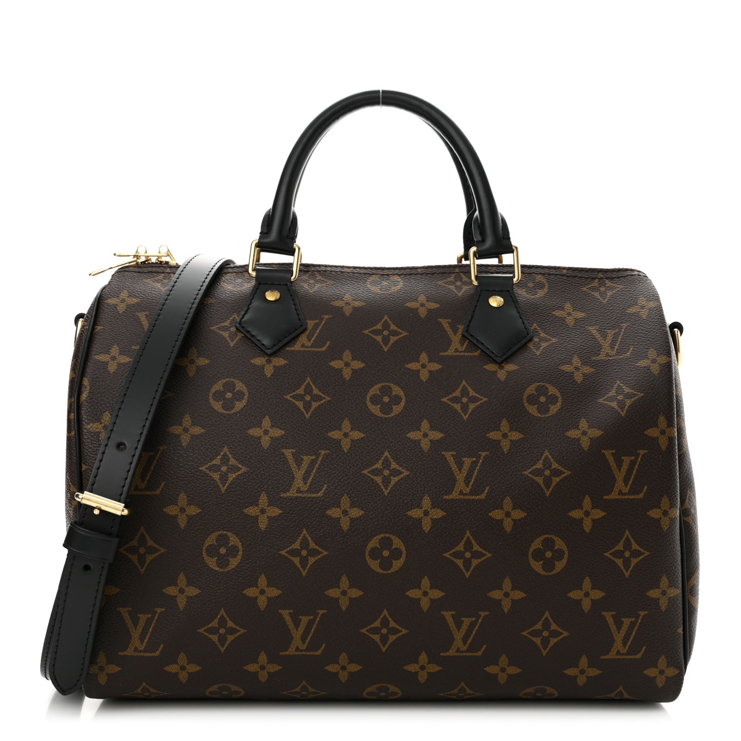 Monogram My World Tour Speedy Bandouliere 30 Black