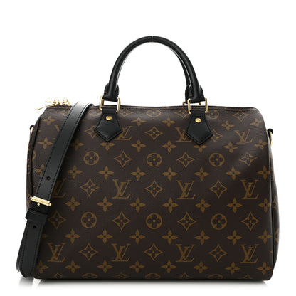 Louis Vuitton Monogram My World Tour Speedy Bandouliere 30 Black 1 of 10