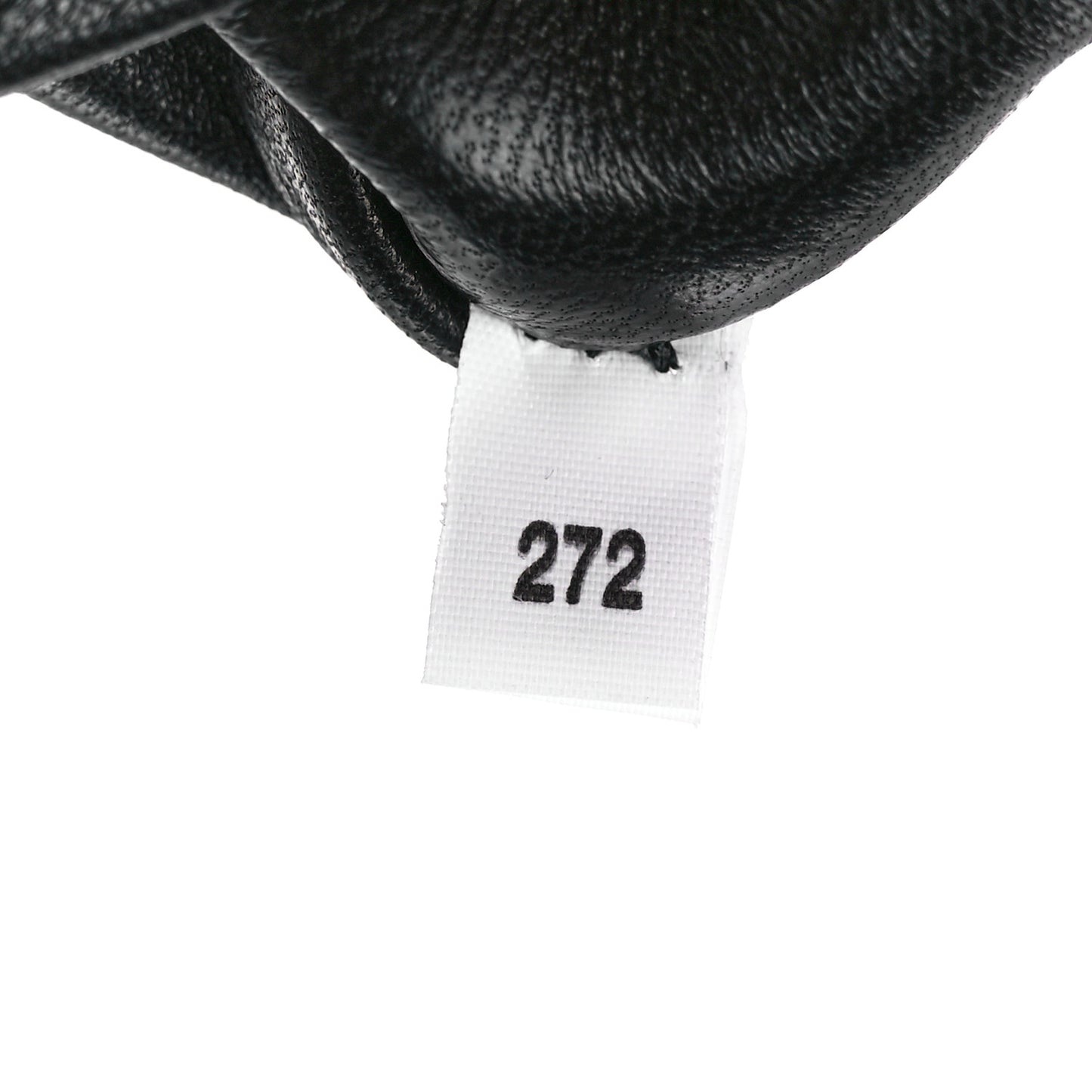 Soft Calfskin Arque Shoulder Bag Black