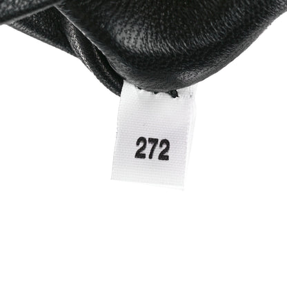 Prada Soft Calfskin Arque Shoulder Bag Black 7 of 12