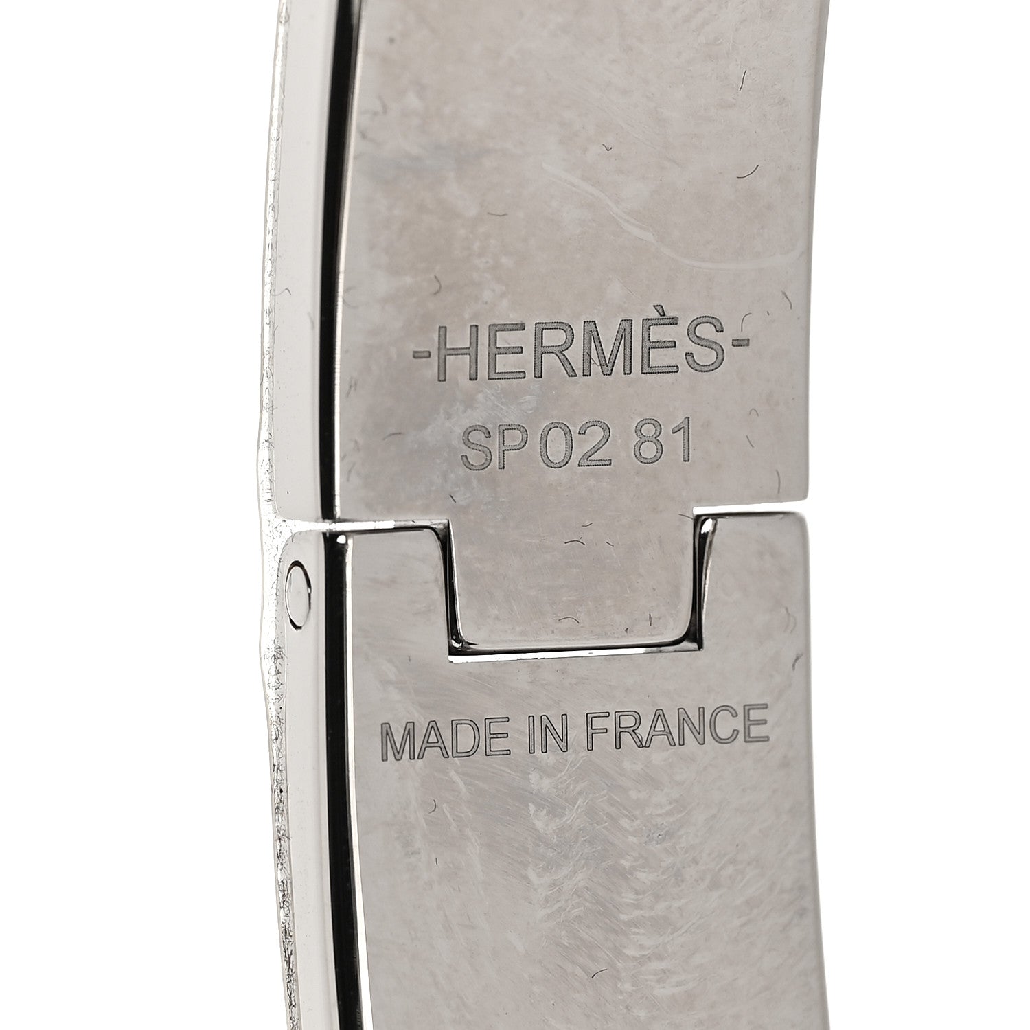 Hermes Matte Enamel Mens Kelly Bracelet T5 Orange 4 of 4
