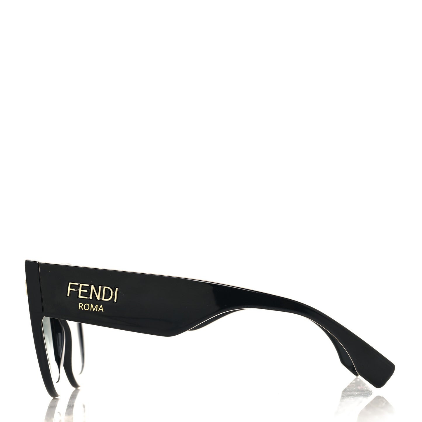 Acetate Cat Eye Sunglasses FF0435/S Black