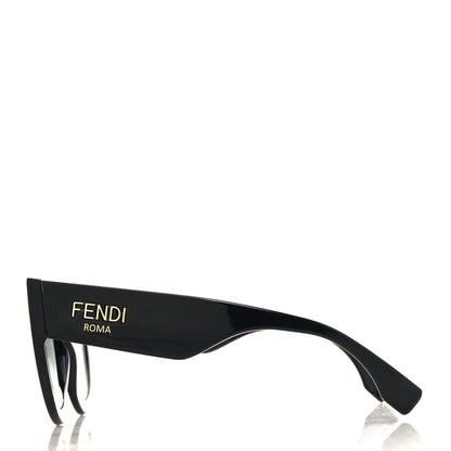 Fendi Acetate Cat Eye Sunglasses FF0435/S Black 3 of 7