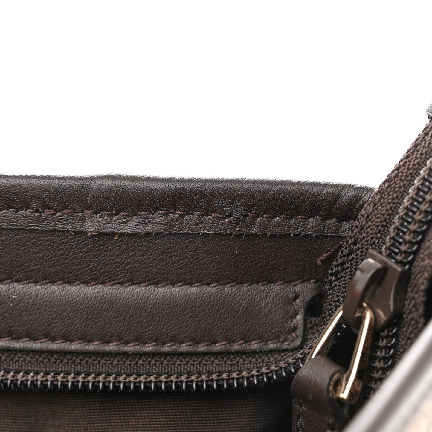 GG Plus Monogram Medium Flat Messenger Bag Dark Brown