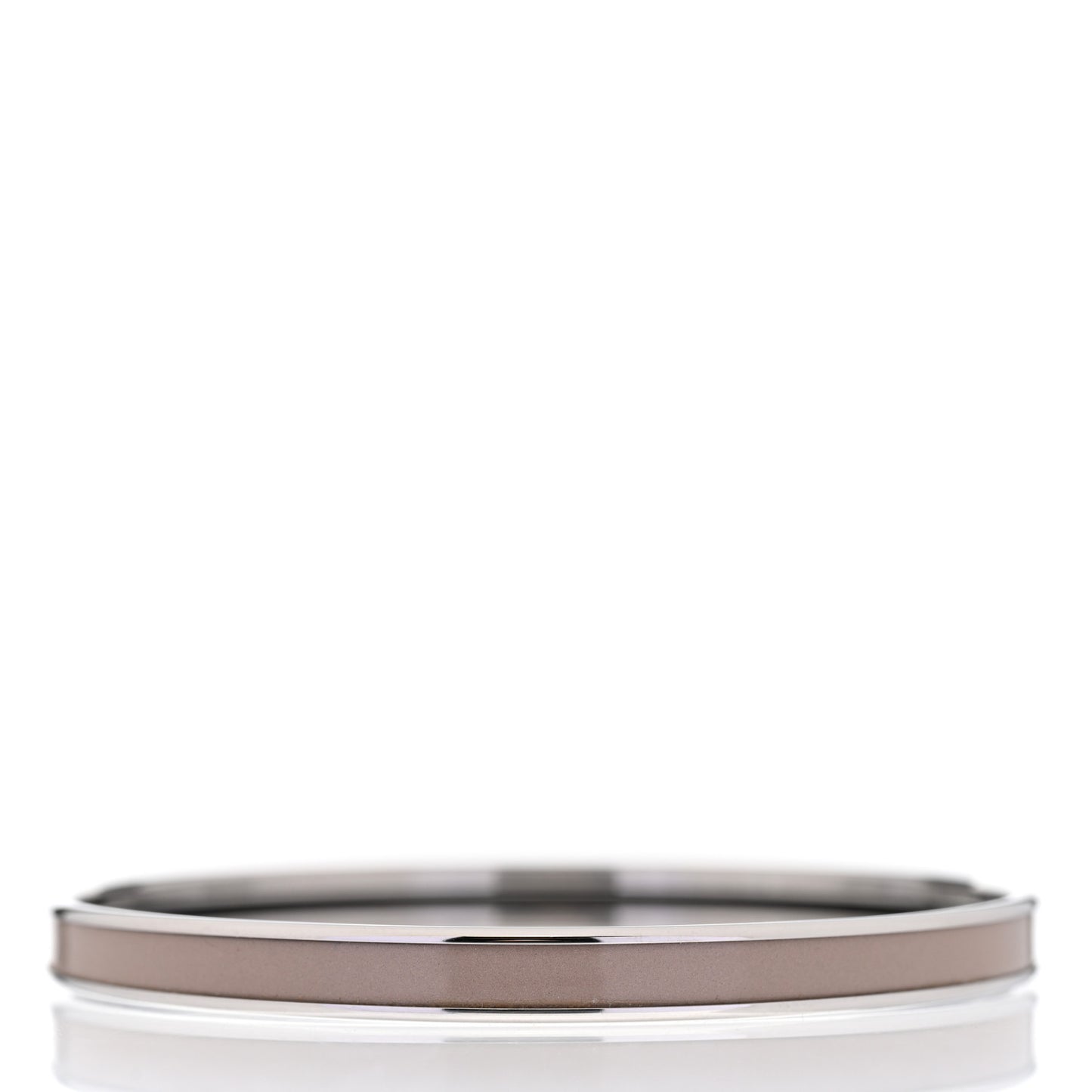 Enamel Printed Extra Narrow Bracelet 65 Marron Glace