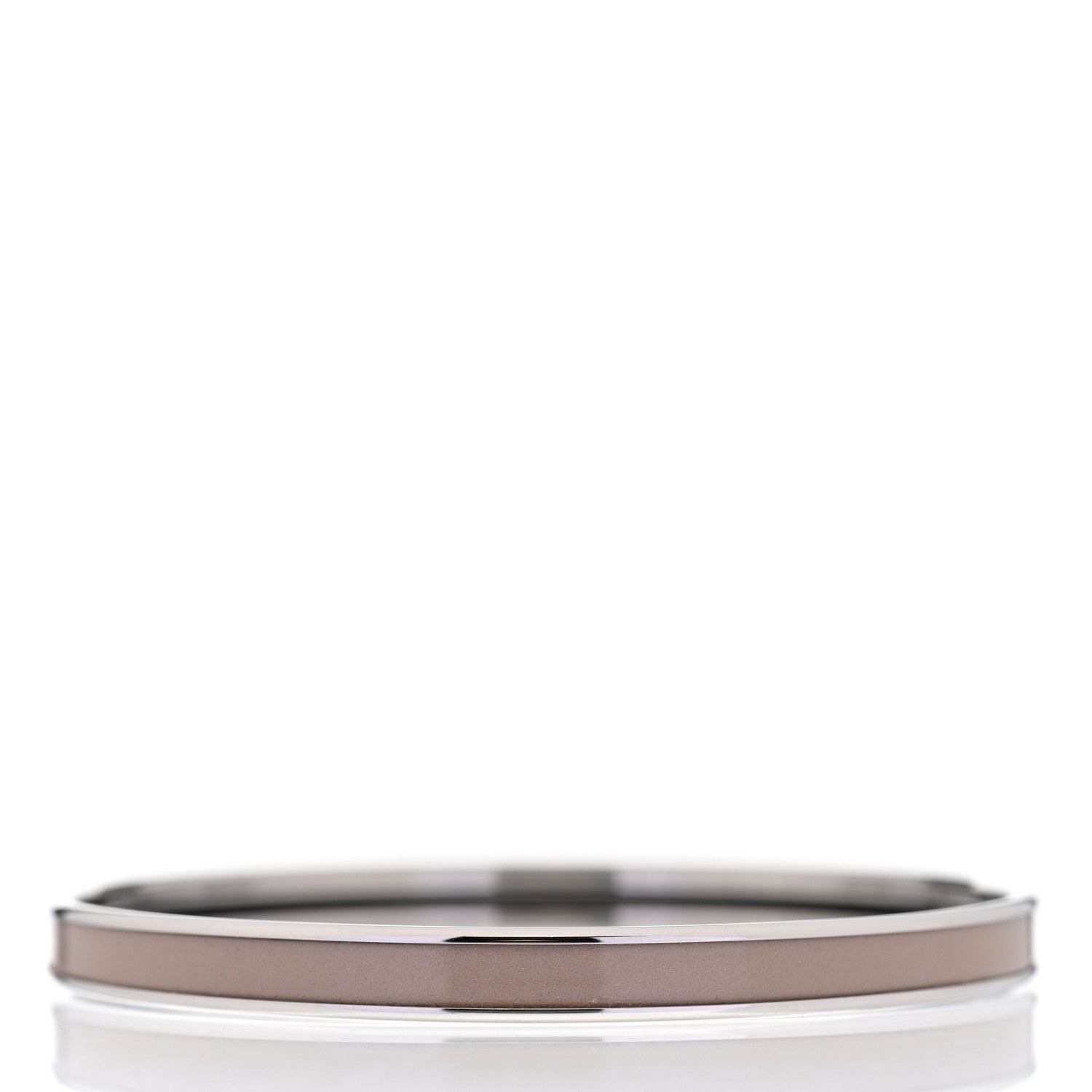 Hermes Enamel Printed Extra Narrow Bracelet 65 Marron Glace 3 of 5