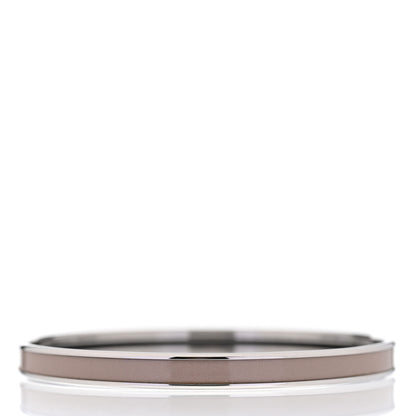 Hermes Enamel Printed Extra Narrow Bracelet 65 Marron Glace 3 of 5