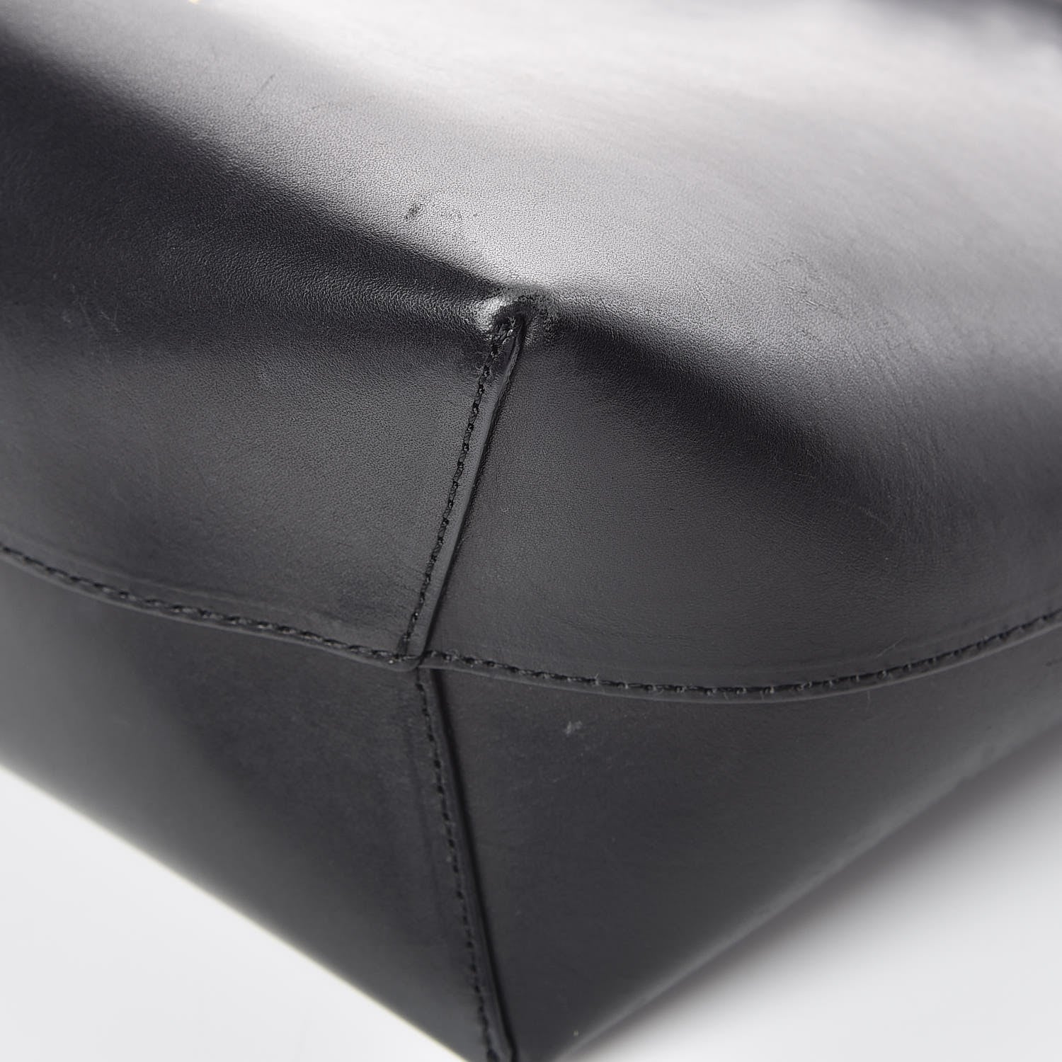 Mansur Gavriel Calfskin Mini Bucket Bag Black Ballerina 11 of 13