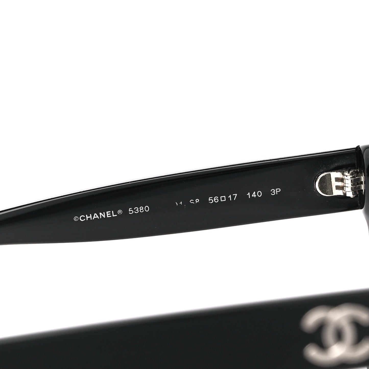 Acetate Polarized Square CC Sunglasses 5380 Black