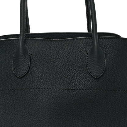 The Row Matte Grained Calfskin Soft Margaux 15 Black 7 of 10