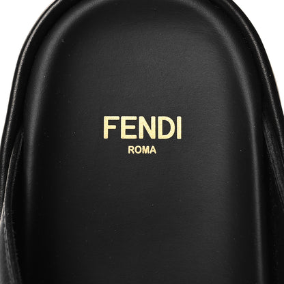 Fendi Vitello Womens Fendigraphy Slide Sandals 36 Black 9 of 9