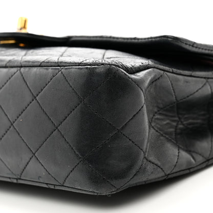 Chanel Lambskin Quilted Medium Double Flap Black 10 of 14