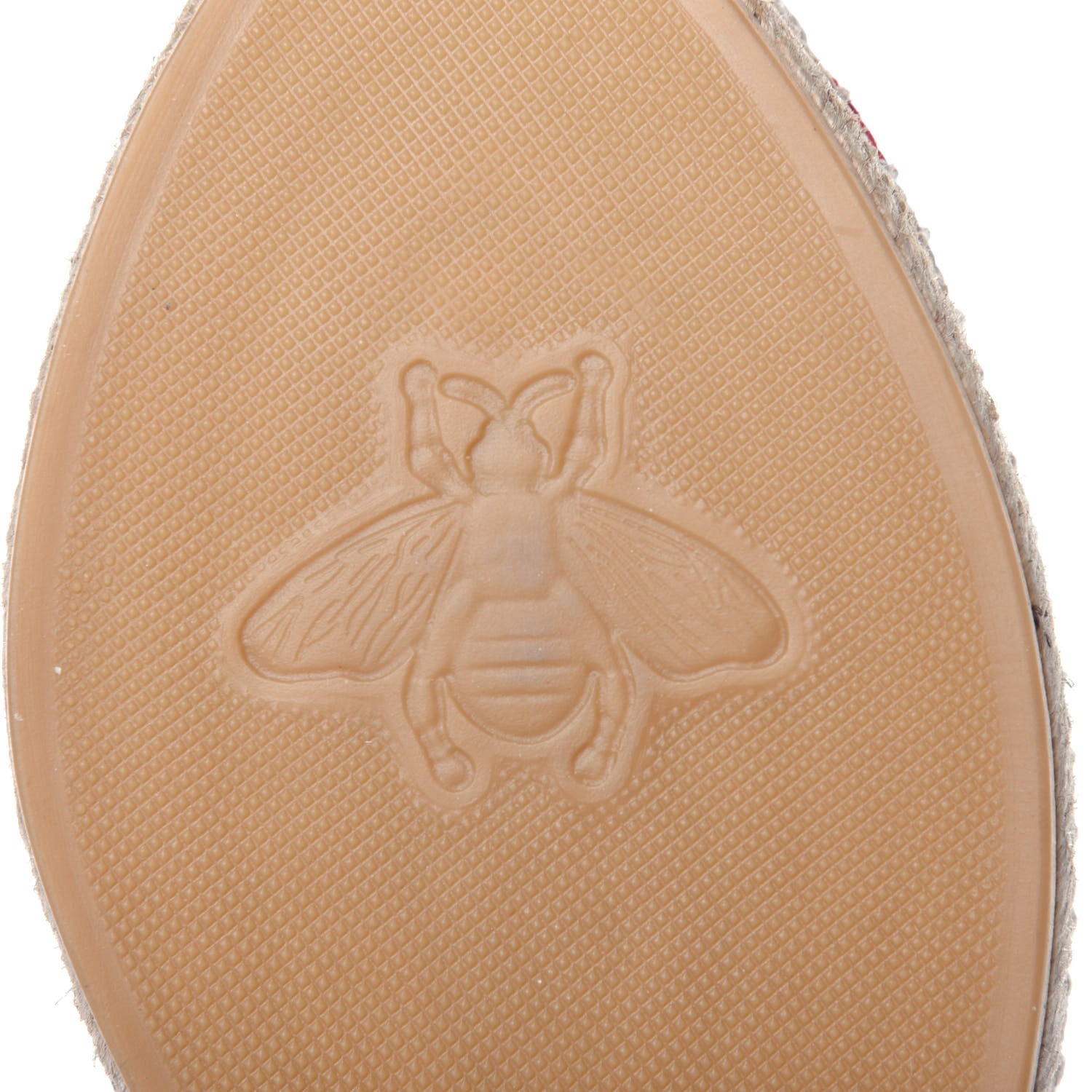 Gucci Canvas Sylvie Stripe Logo Womens Espadrilles 34.5 Mystic White Hibiscus Red Maritime 10 of 12