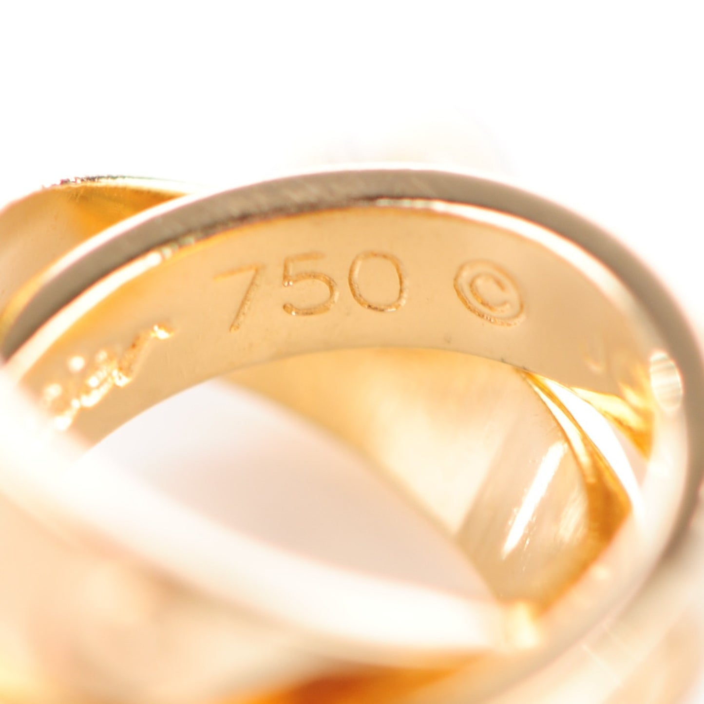 18K Yellow Gold Interlocking LOVE Bracelet