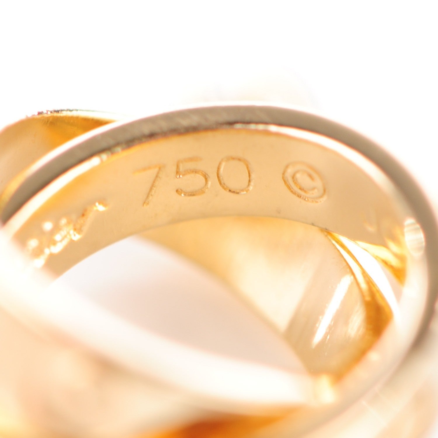 Cartier 18K Yellow Gold Interlocking LOVE Bracelet 6 of 7