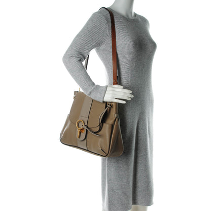 Chloe Grained Lambskin Medium Lexa Shoulder Bag Motty Grey 2 of 8