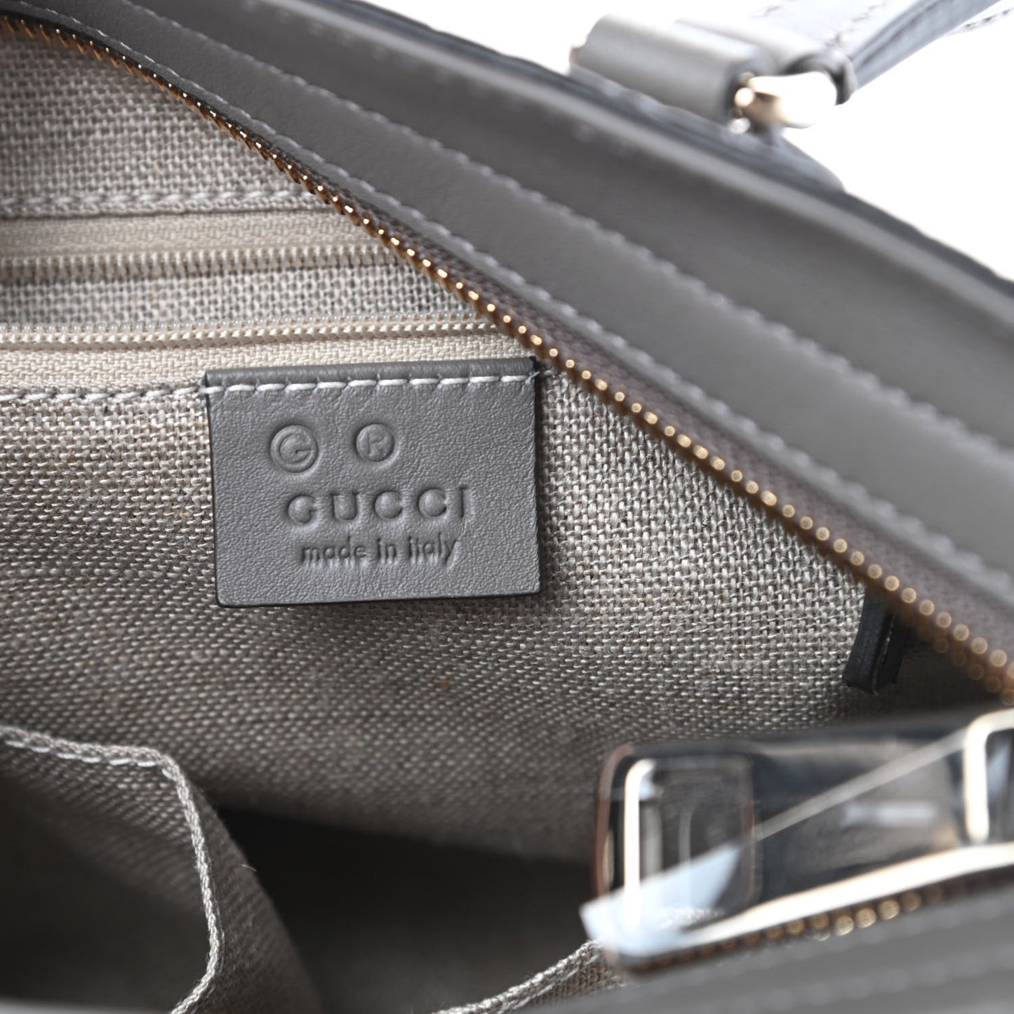 Microguccissima Small Bree Tote Graphite
