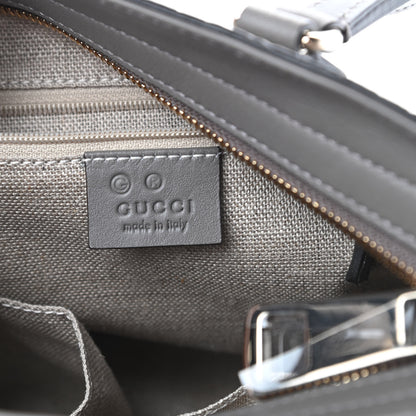 Gucci Microguccissima Small Bree Tote Graphite 6 of 10