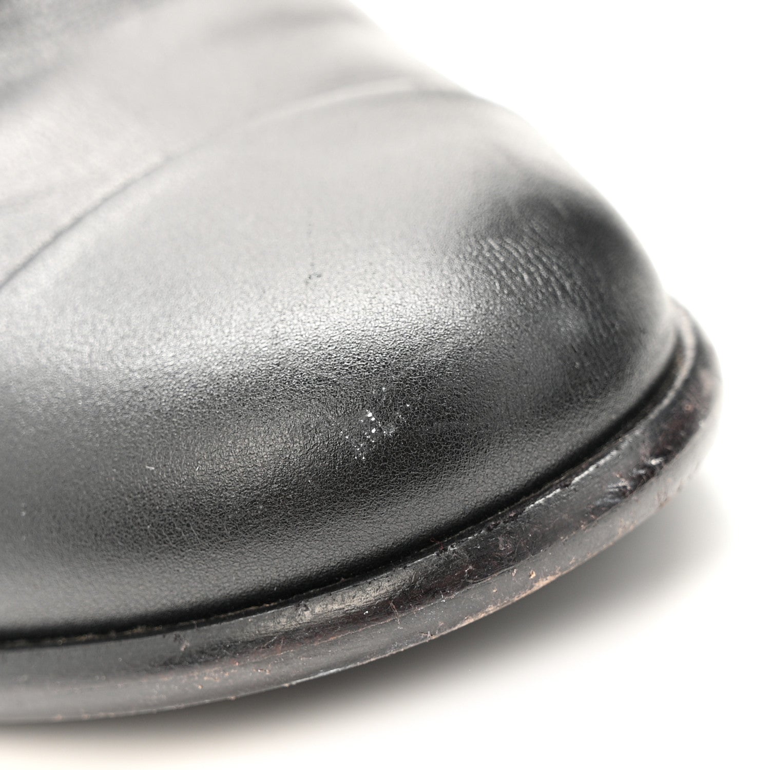 Chanel Calfskin CC Ankle Boots 38.5 Black 23 of 26