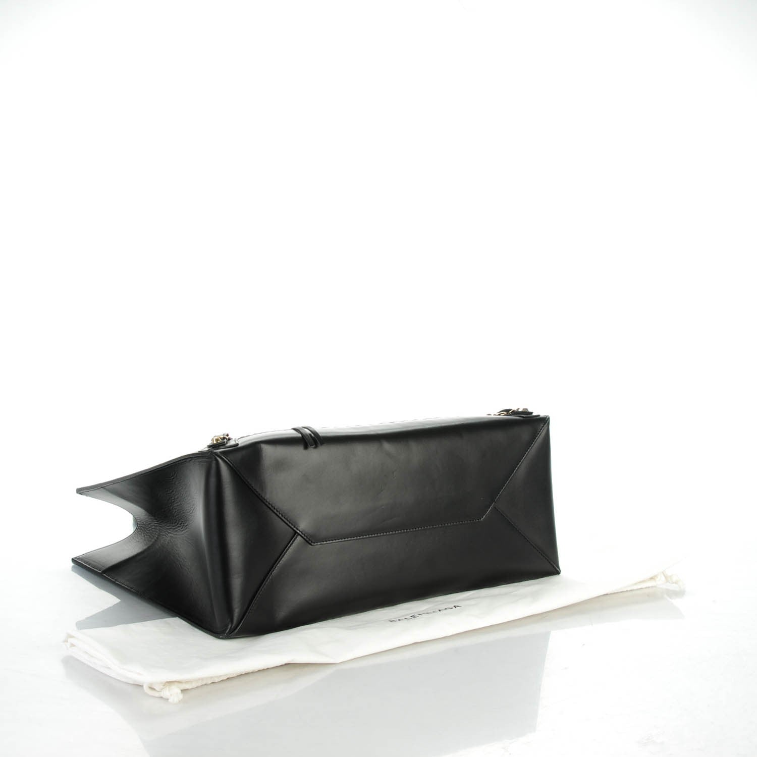 Balenciaga Veau Papier Woven A4 Tote Black 4 of 7
