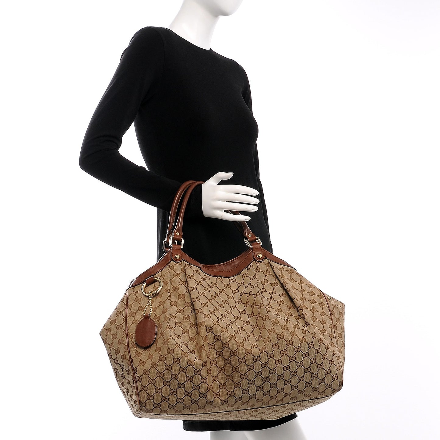 Monogram Large Sukey Tote Brown