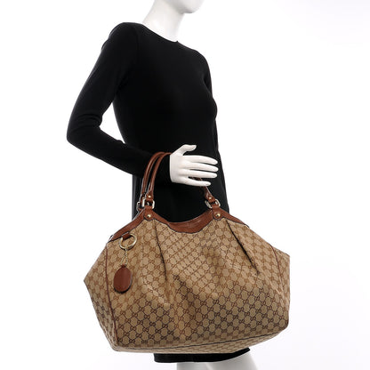 Gucci Monogram Large Sukey Tote Brown 2 of 11