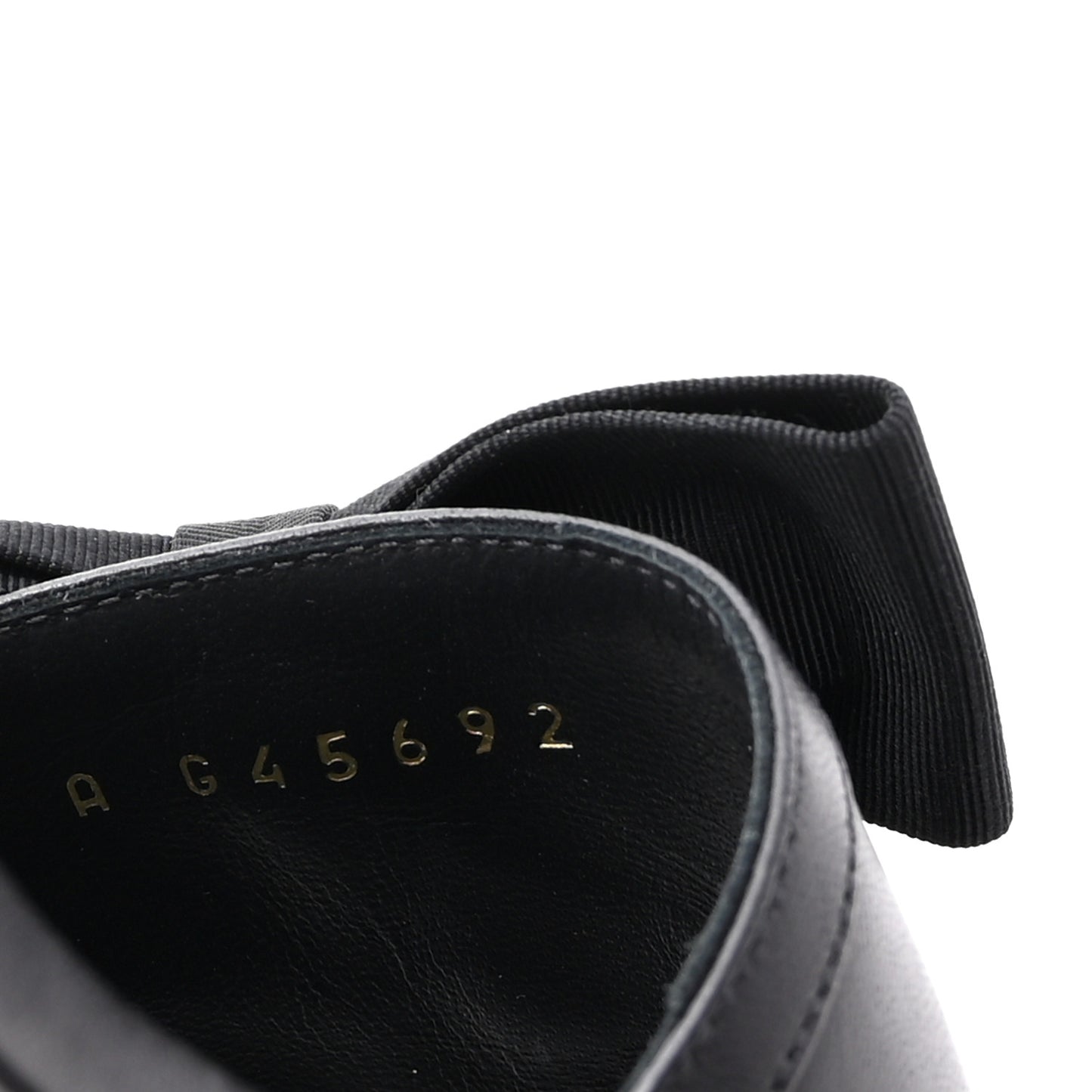Lambskin Grosgrain CC Bow Mules 37 Black