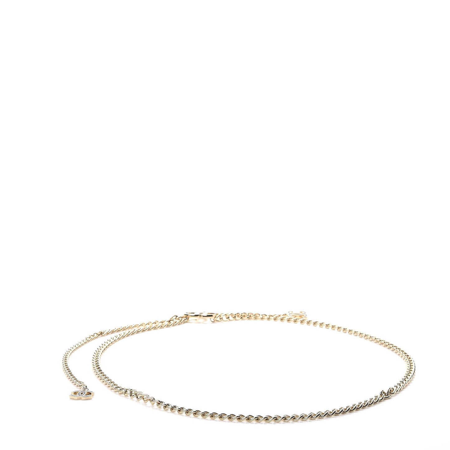 Enamel CC Ceinture Fantai Adjustable Belt Gold Black