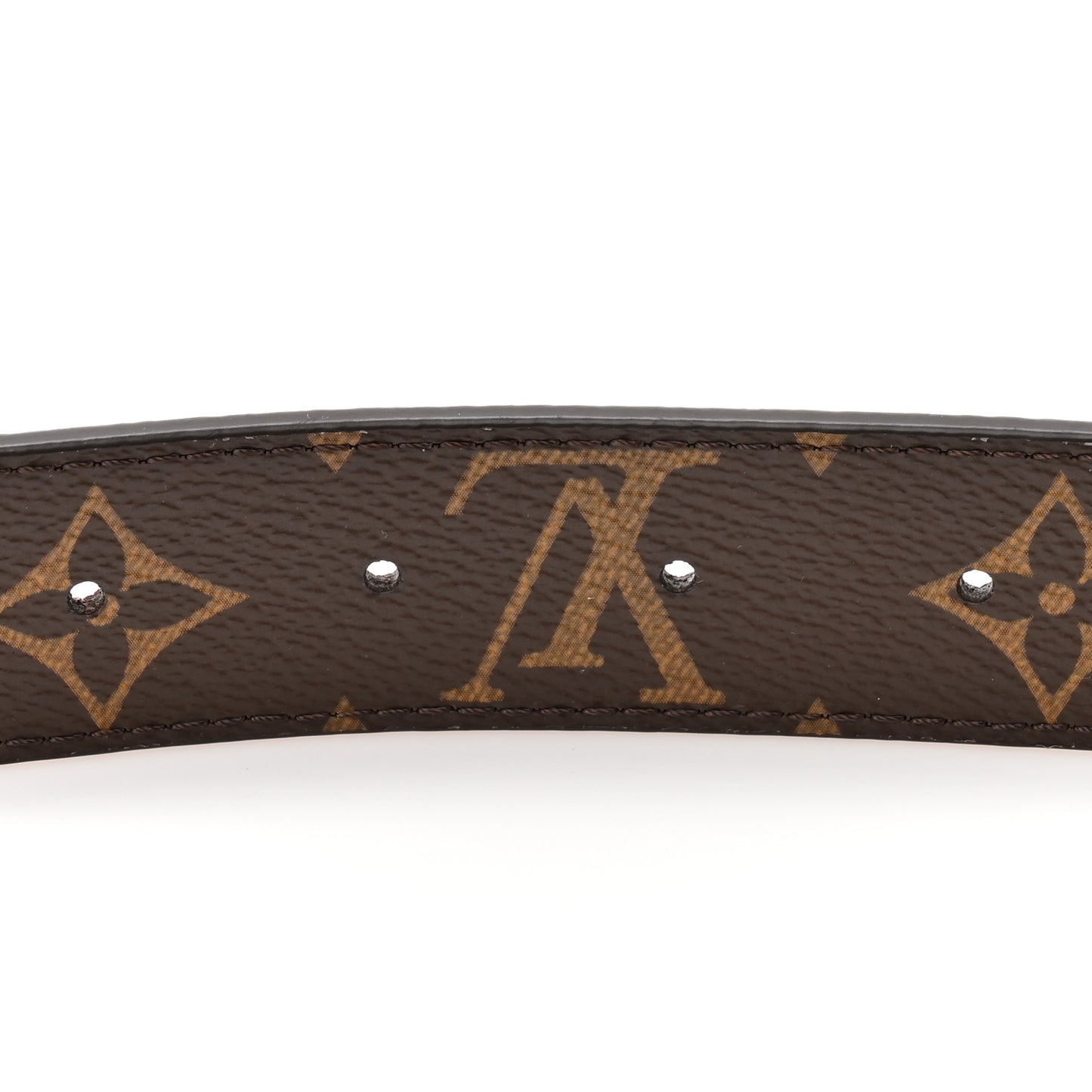 Monogram 30mm LV Initiales Reversible Belt 90 36 Coquelicot