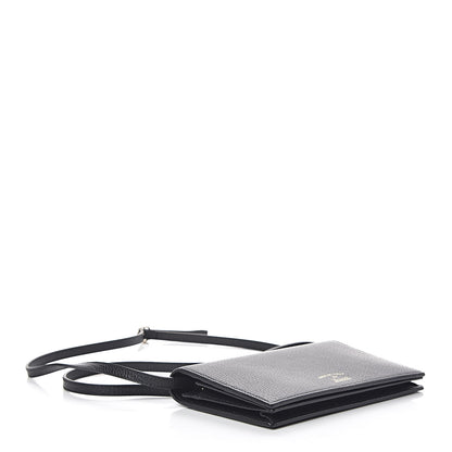 Gucci Dollar Calfskin Mini Swing Wallet Bag Black 4 of 8