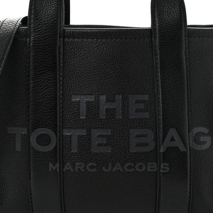 Marc Jacobs Grained Calfskin Small The Tote Bag Black 8 of 14