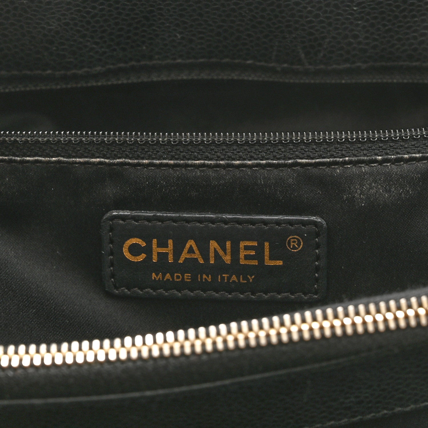 Chanel Caviar Quilted Grand Shopping Tote GST Black 6 of 12