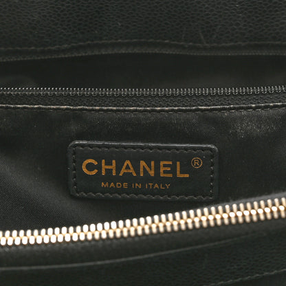 Chanel Caviar Quilted Grand Shopping Tote GST Black 6 of 12