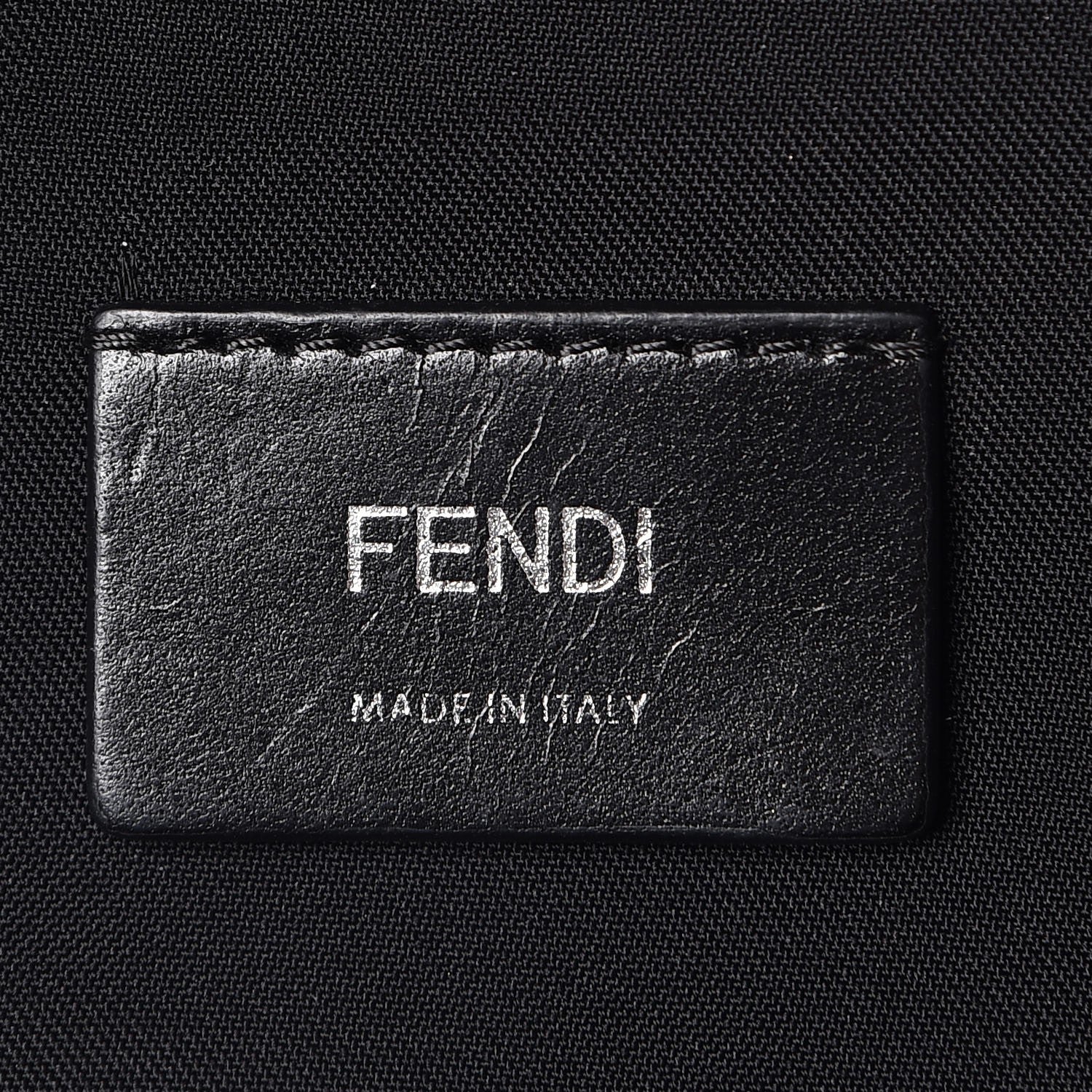 Fendi Nylon Vitello Fur Monster Backpack Black Multicolor 6 of 7