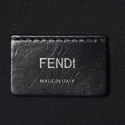 Fendi Nylon Vitello Fur Monster Backpack Black Multicolor 6 of 7